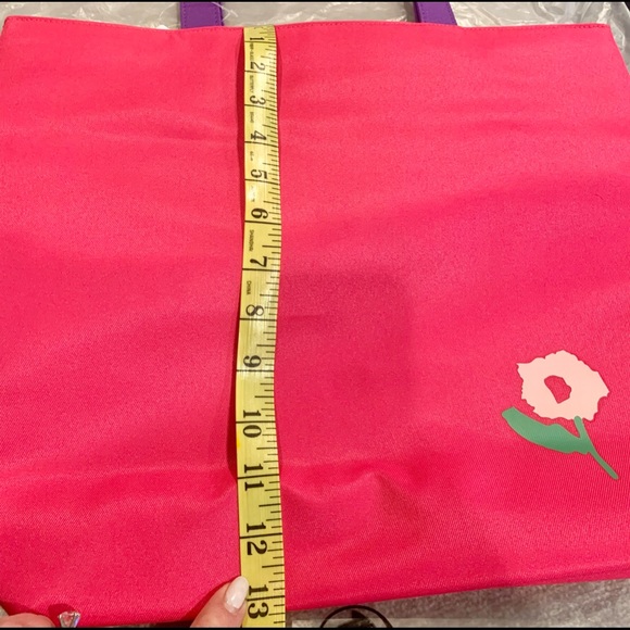 Clinique Tote Bag - New- pink/purple/floral - Picture 5 of 8